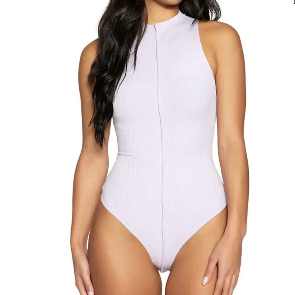 Naked Wardrobe Lilac Bodysuit